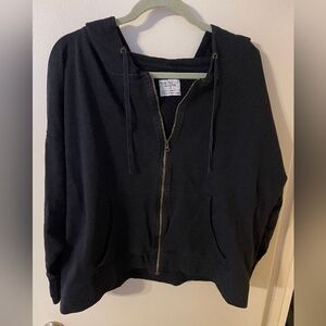 Seed To Style Women's Black Casual Zip-Up Jacket